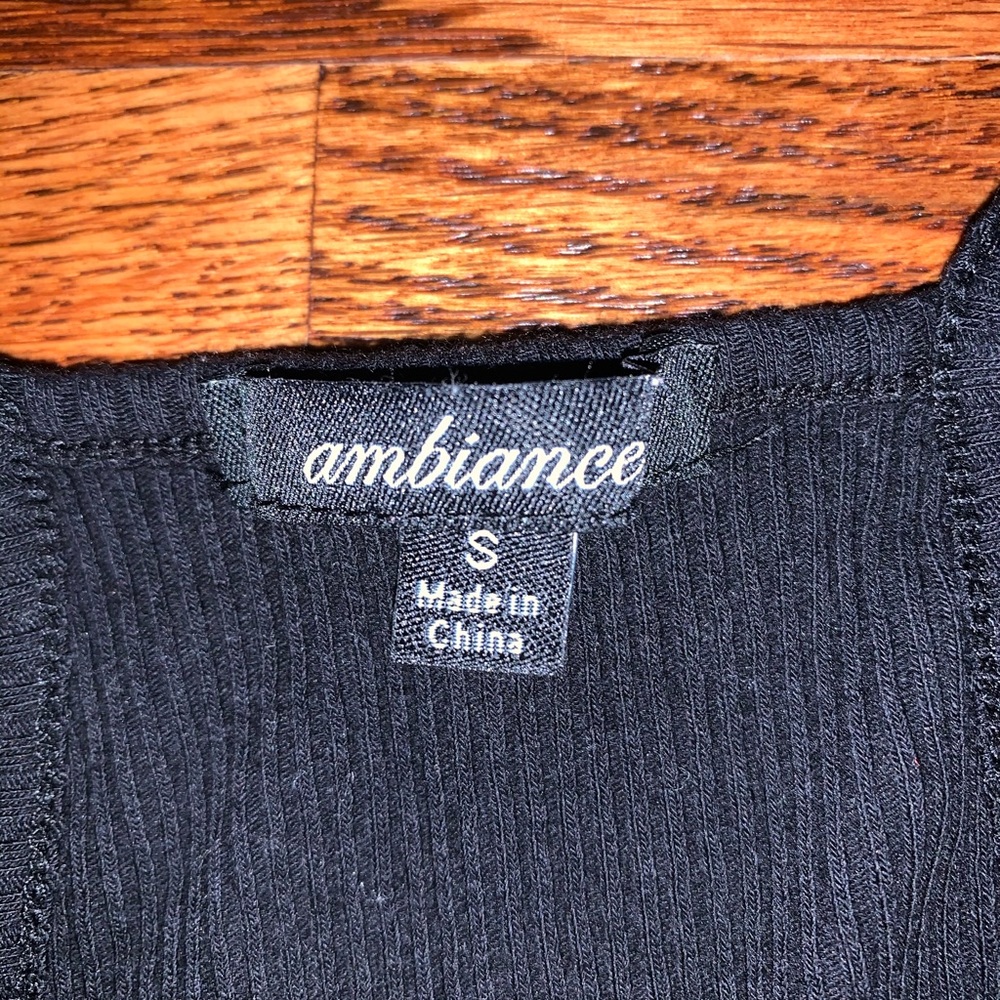 black bodysuit
